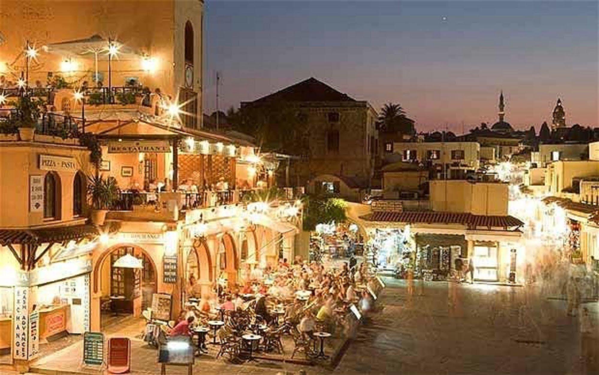 Вилла Old Town Roloi House Родос Экстерьер фото